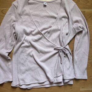 Old Navy Soft Pink Ribbed Sweater